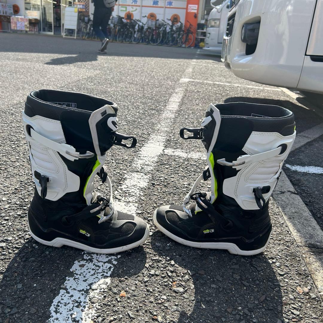 Alpinestars Tech 3 ブーツ 黒/白　25センチ