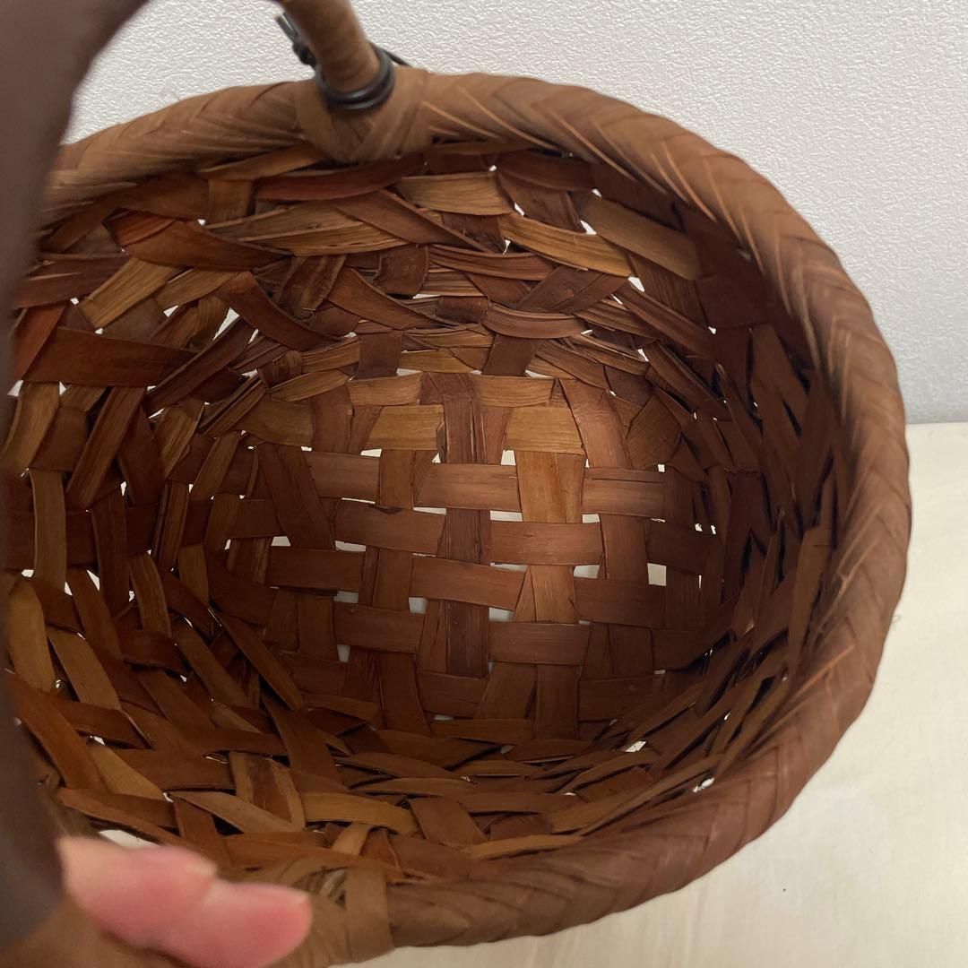 かごや　山ぶどう　ヤマブドウ　カゴバッグ　新品