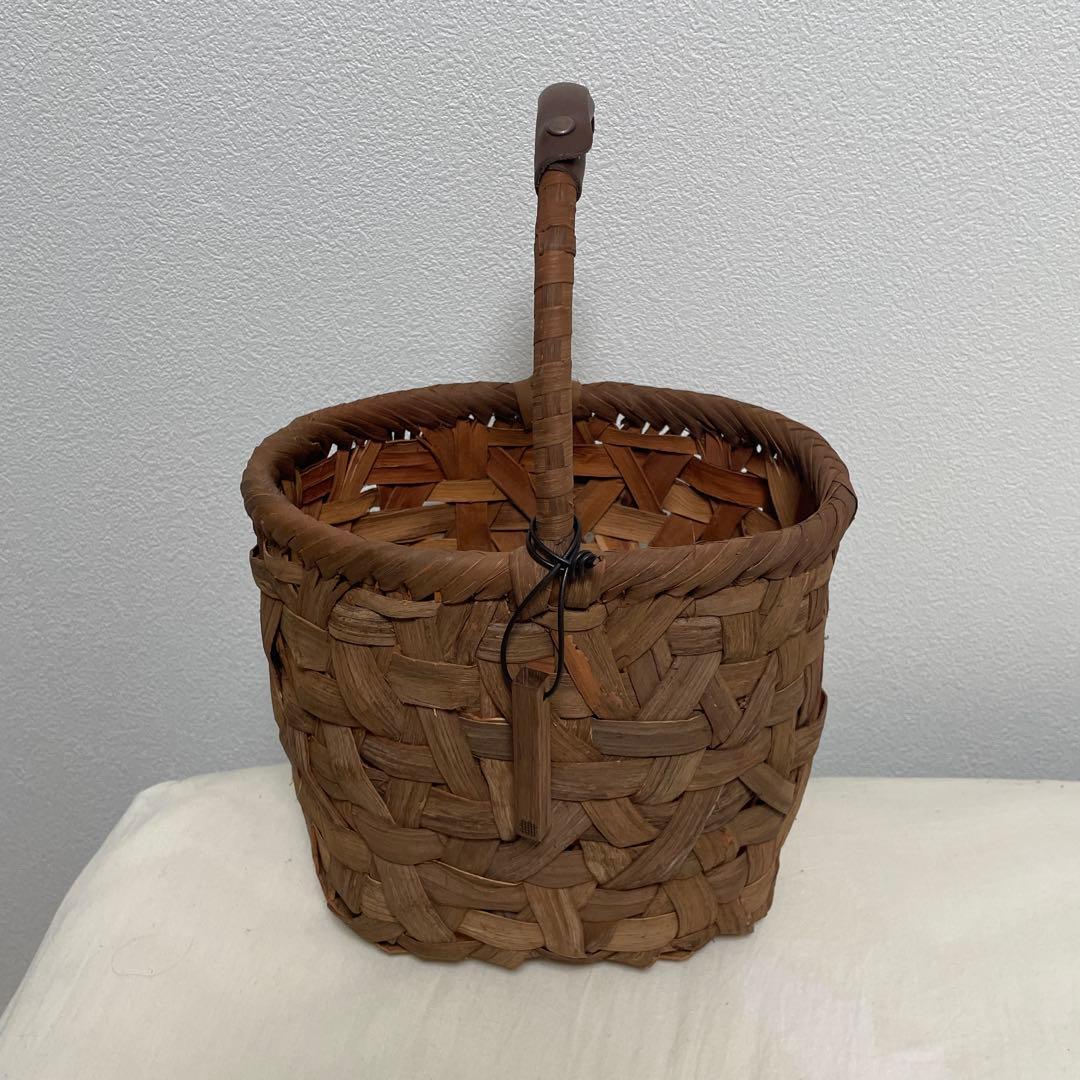 かごや　山ぶどう　ヤマブドウ　カゴバッグ　新品