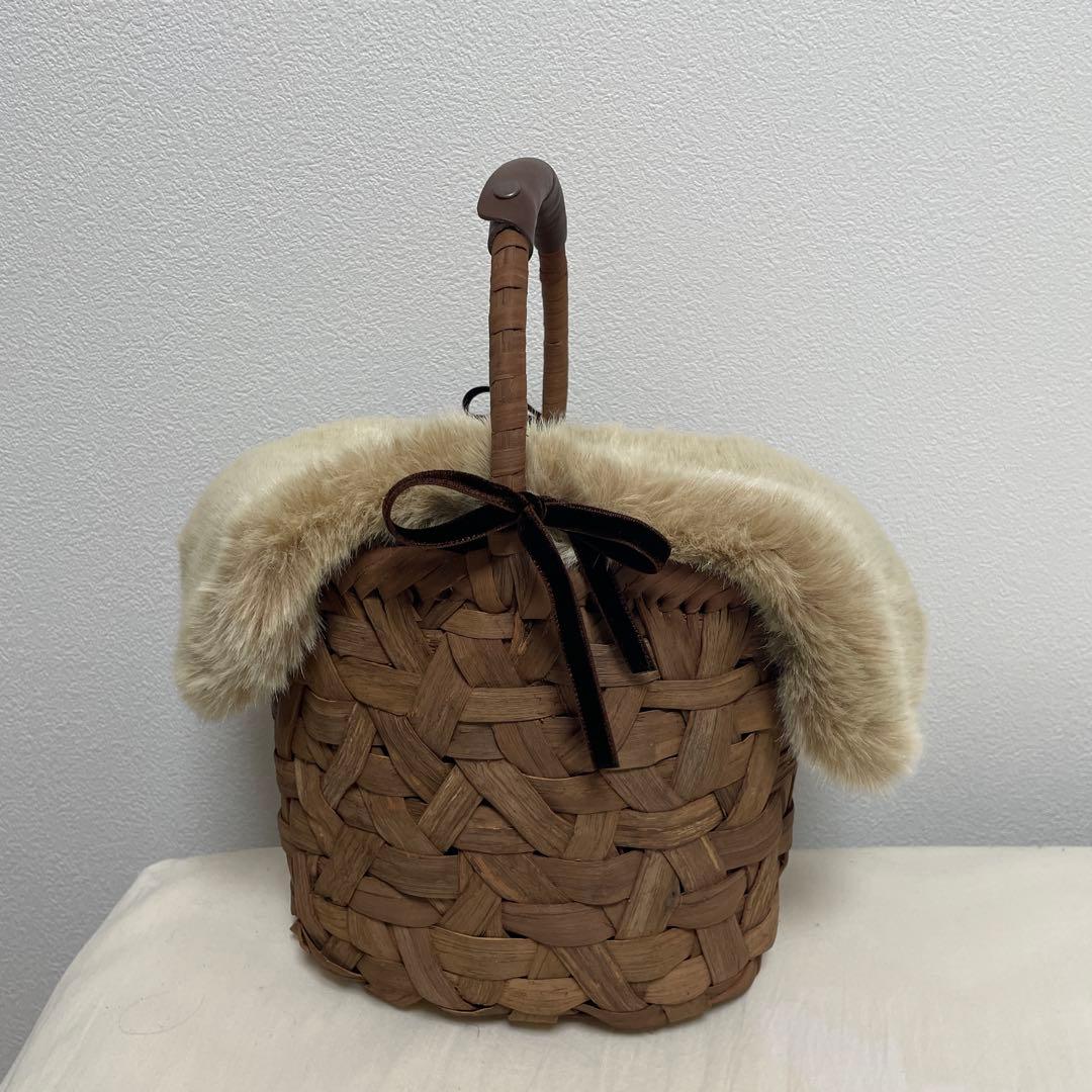 かごや　山ぶどう　ヤマブドウ　カゴバッグ　新品