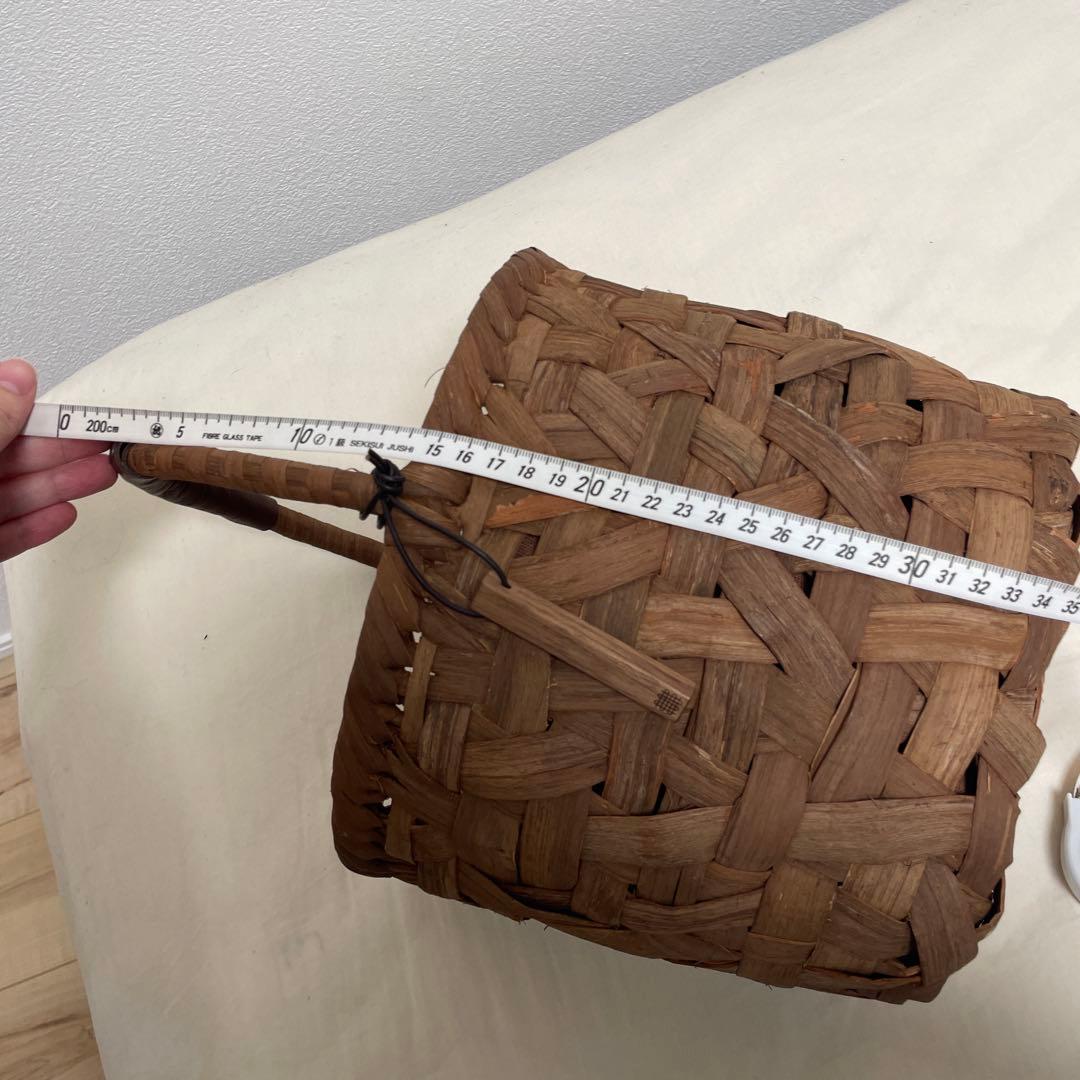 かごや　山ぶどう　ヤマブドウ　カゴバッグ　新品