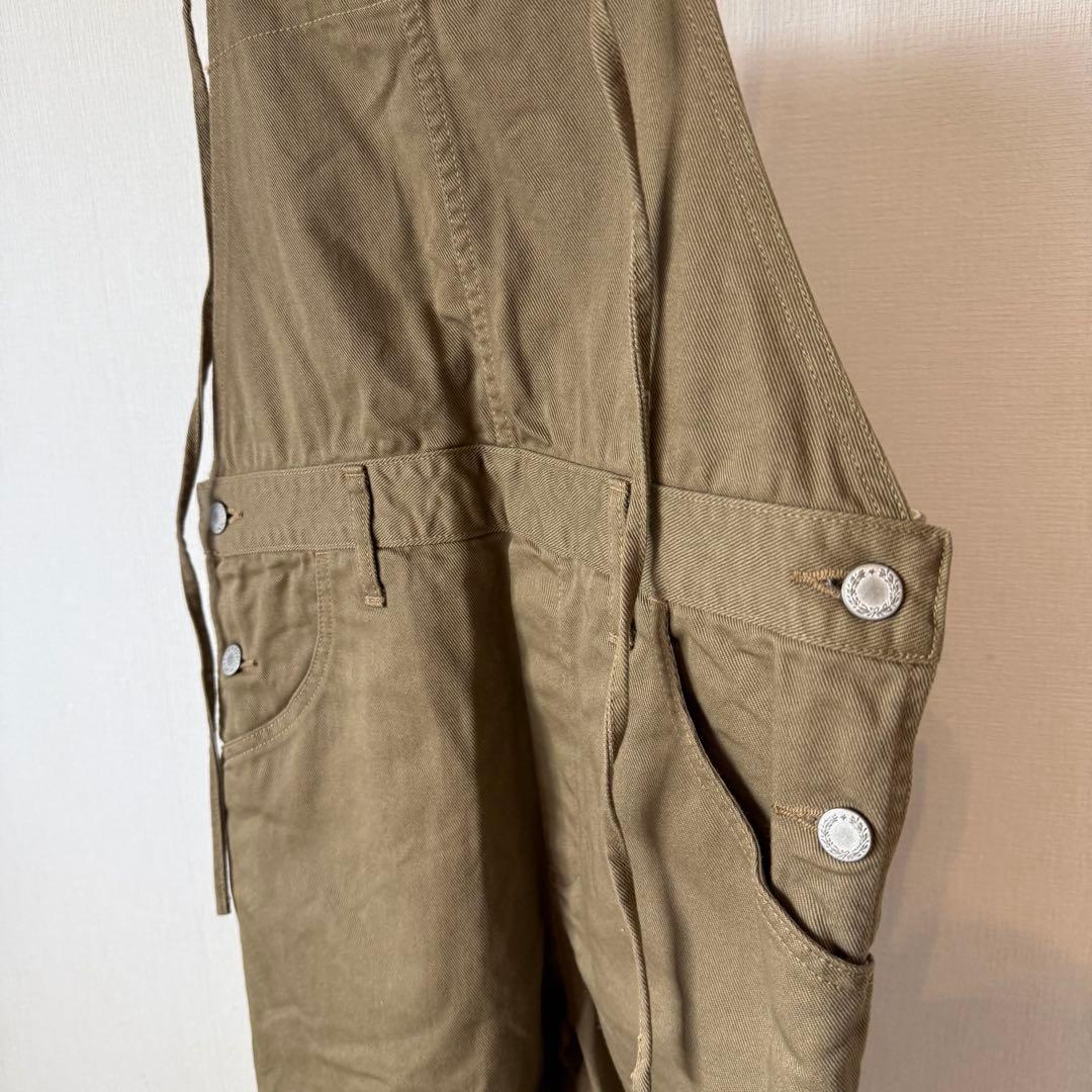 美品★whim gazette★人気サロペットオールインワン 日本製　コットン