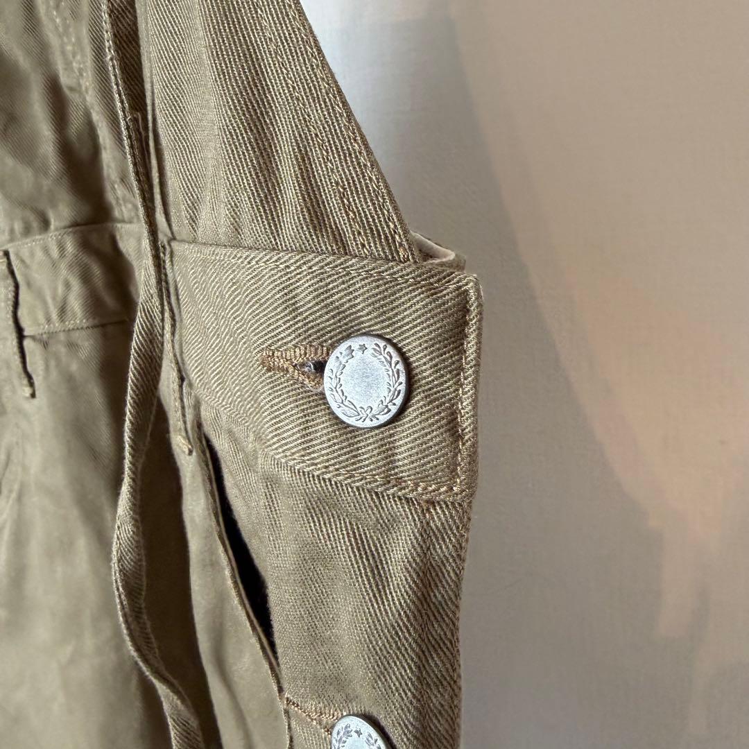 美品★whim gazette★人気サロペットオールインワン 日本製　コットン