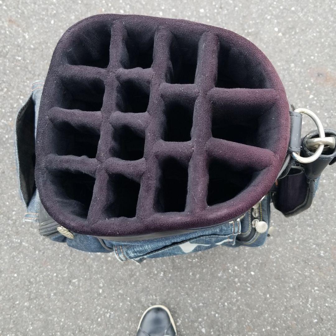 ヱビスキャディーバック　ジーパン生地