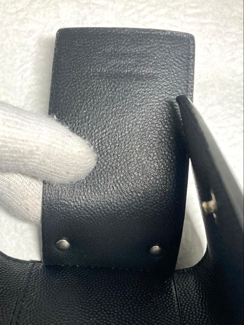 美品 サンローラン レザー 6連キーケース ブラック 黒