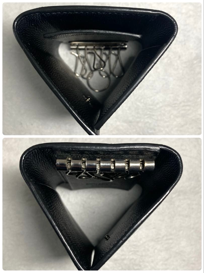 美品 サンローラン レザー 6連キーケース ブラック 黒