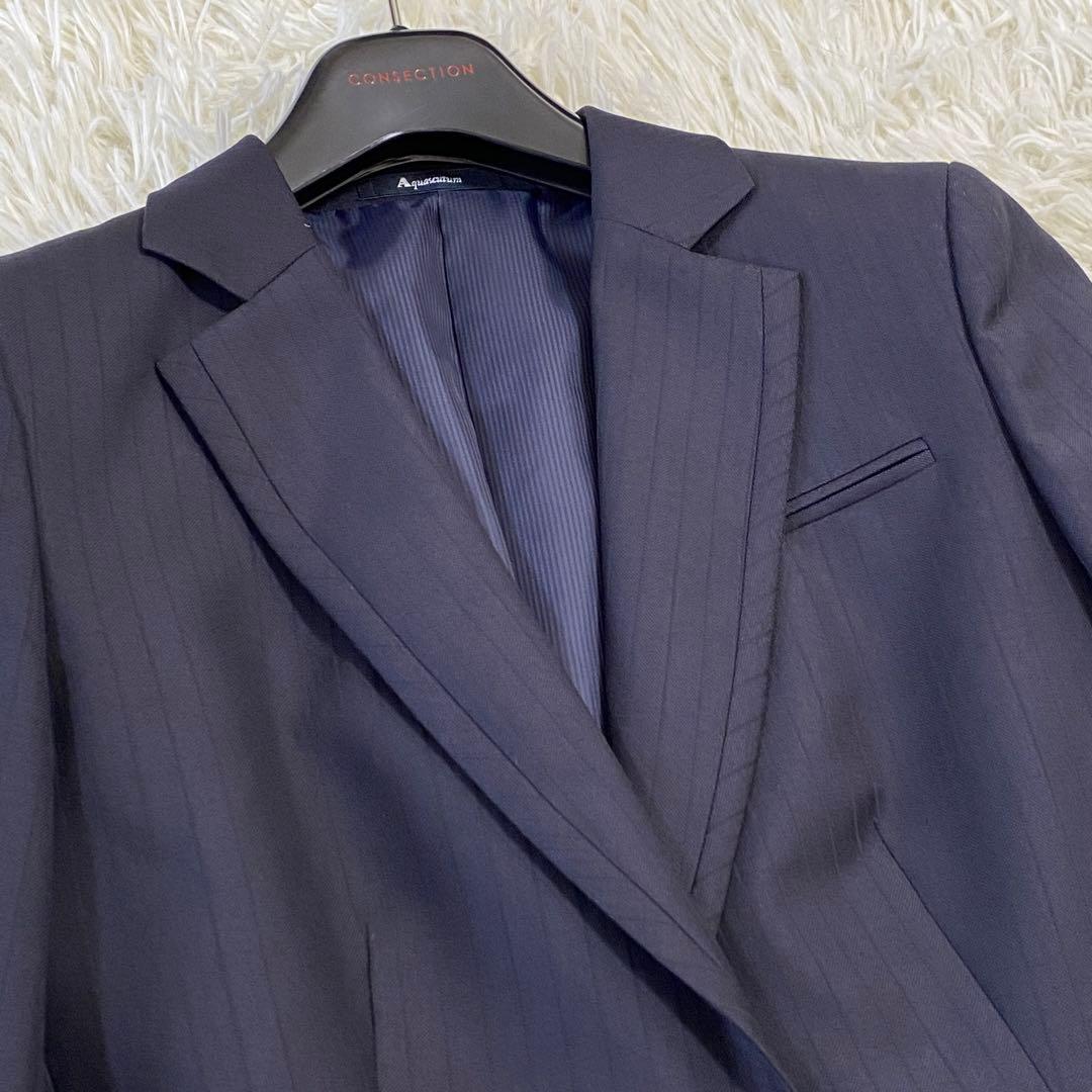 Aquascutum/アクアスキュータム　スーツセットアップ　シルク混　8(M)