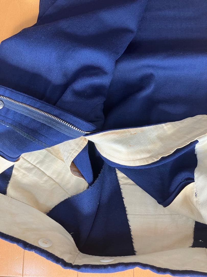 1950s ビンテージ　ギャバジンスラックス　ロカビリー　ネイビー