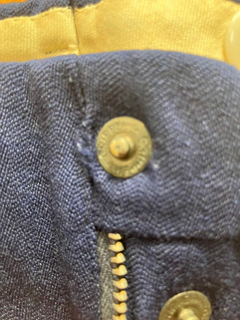 1950s ビンテージ　ギャバジンスラックス　ロカビリー　ネイビー