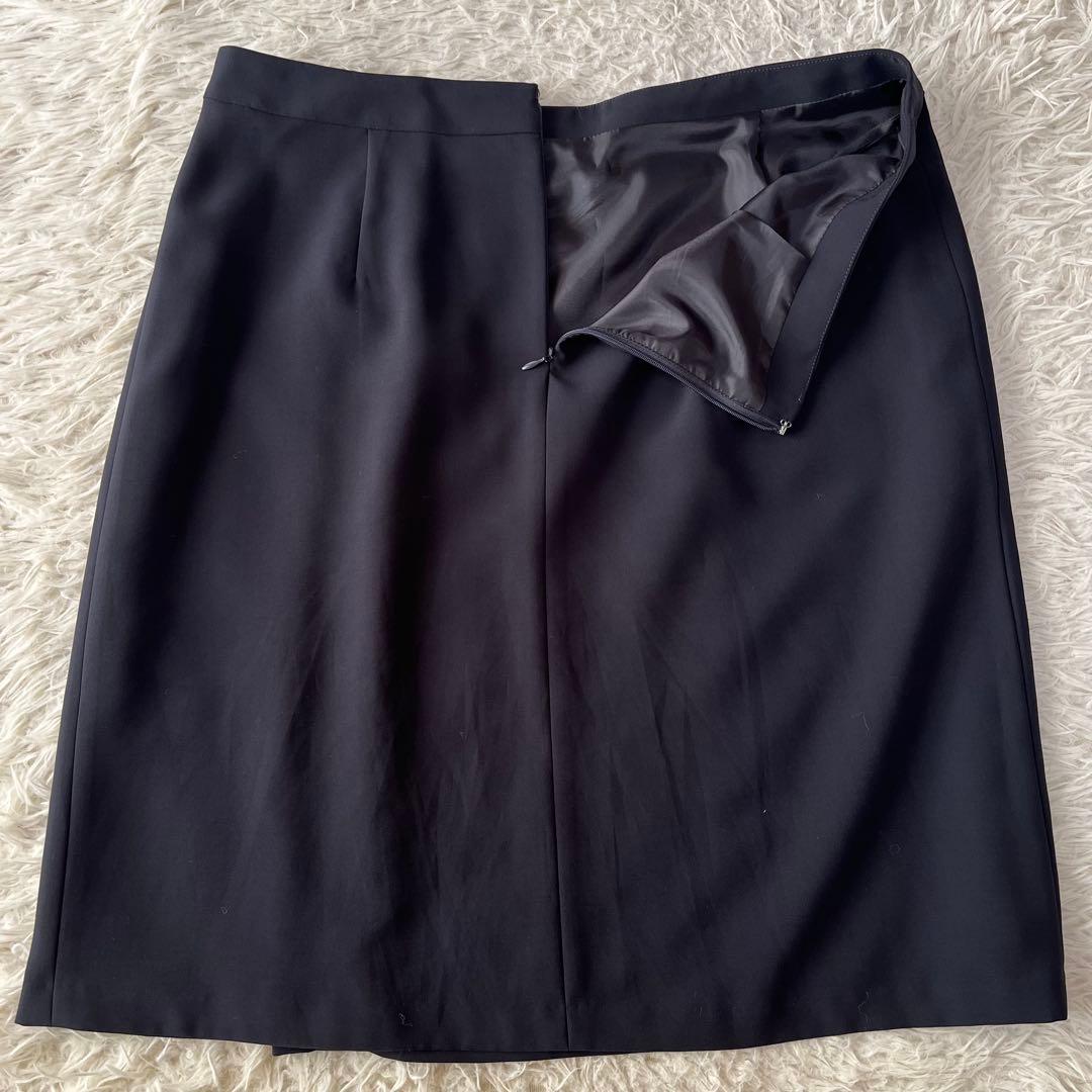 【美品】23区　ノーカラー　セットアップスーツ　希少サイズ