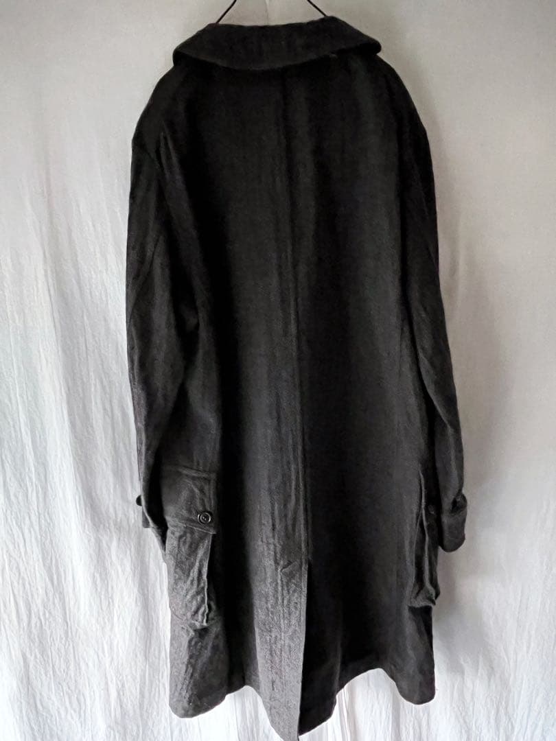 ARTS & SCIENCE ウールコート (本革レザー使い)