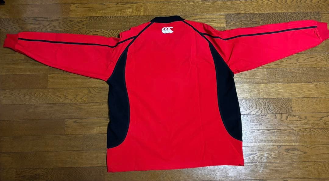 Canterbury 赤 ウォームアップウェア セット