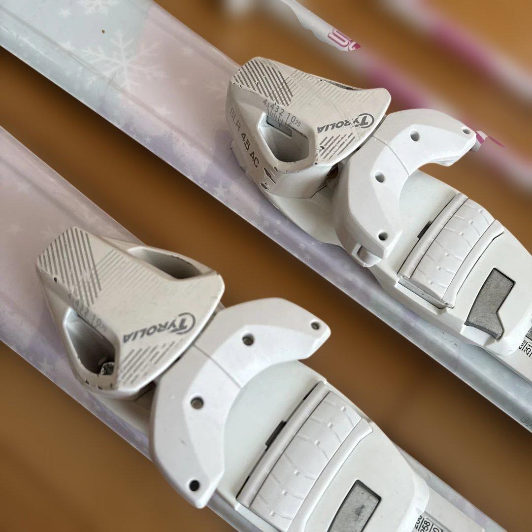 Pure Conscious スキー板とストックセット　120㎝