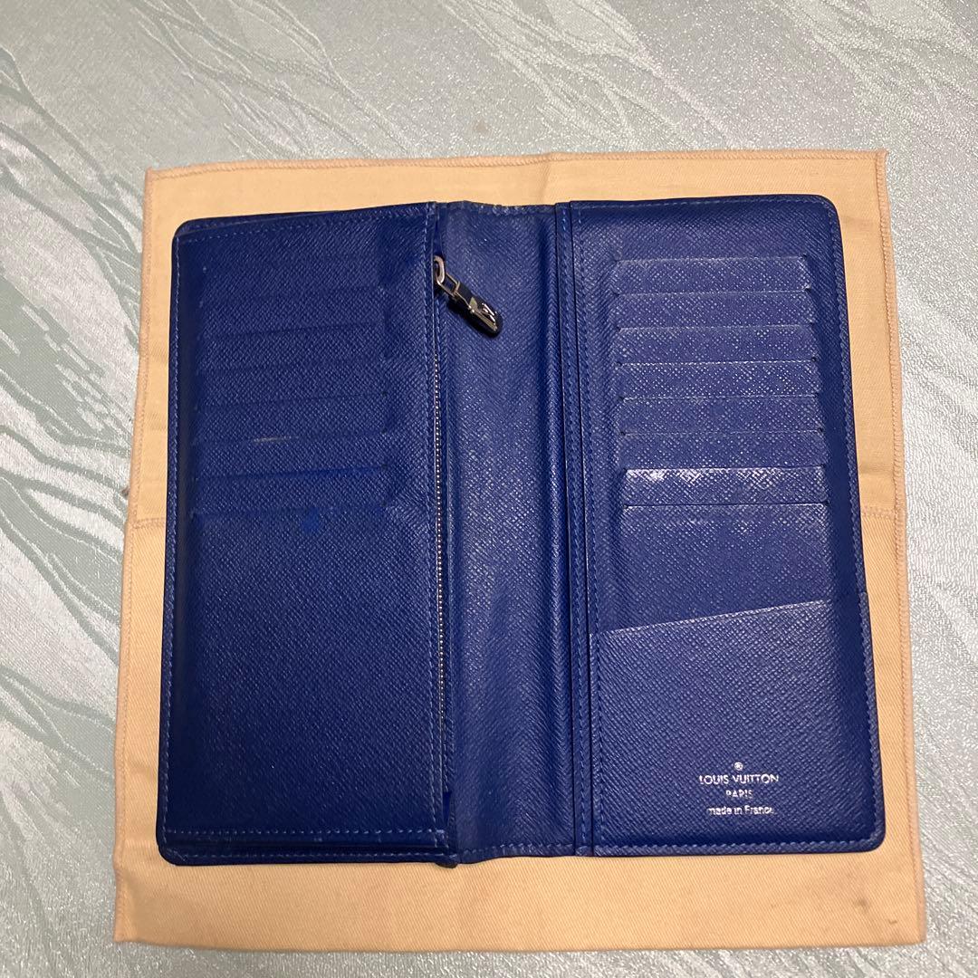 LOUIS VUITTON 青 長財布