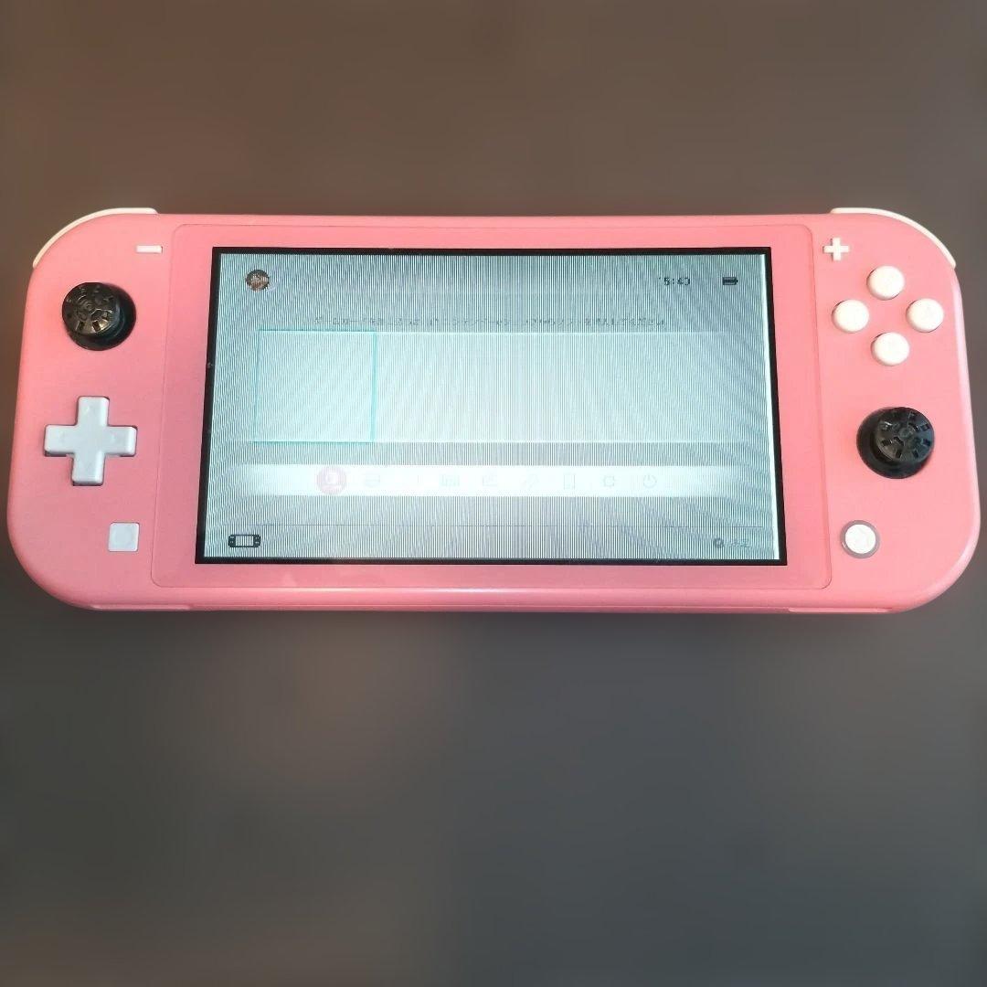 Nintendo Switch Lite ピンク　ジャンク 液晶画面要確認
