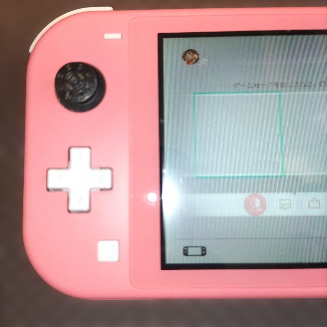 Nintendo Switch Lite ピンク　ジャンク 液晶画面要確認