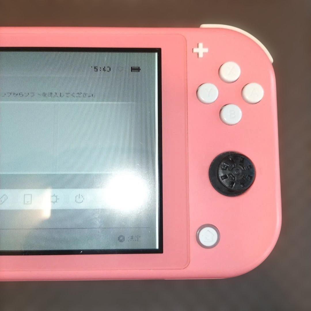 Nintendo Switch Lite ピンク　ジャンク 液晶画面要確認