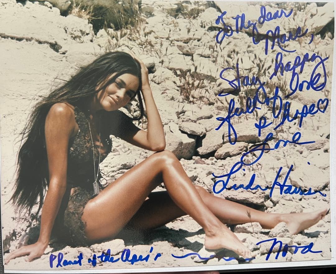 【超貴重】直筆サイン★★ リンダ・ハリソン ★★UACC証明書　20×25cm