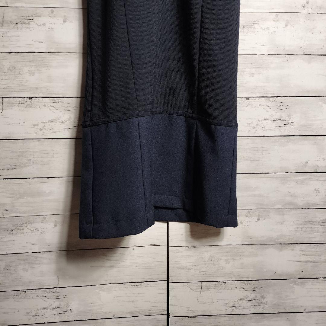 AD1990 トリココムデギャルソン ロングワンピース ジップ ドルマンスリーブ