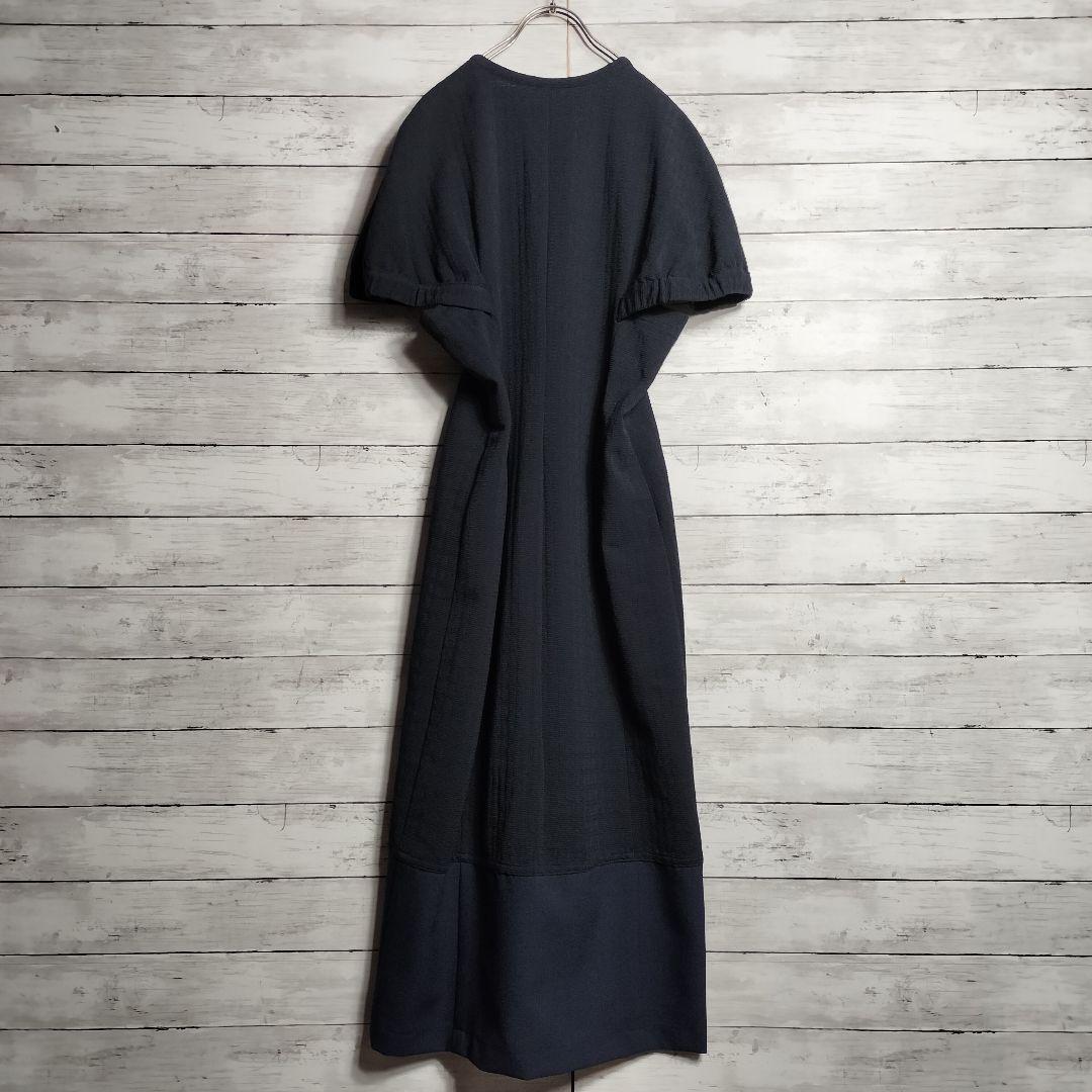 AD1990 トリココムデギャルソン ロングワンピース ジップ ドルマンスリーブ