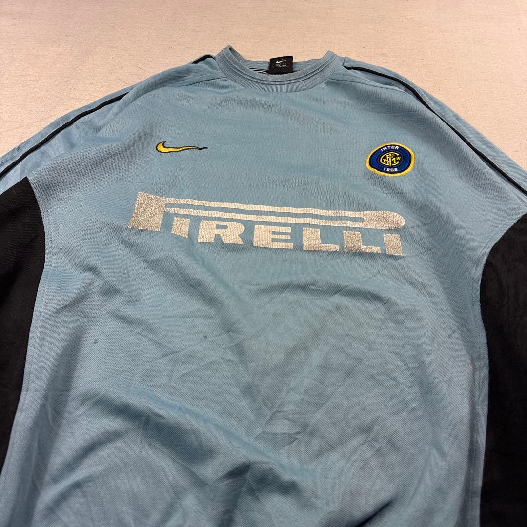 99-00 NIKE インテルミラノ サッカー ドリルトップ トレーニングウェア