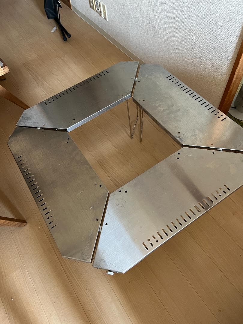 ジカロテーブル/スノーピーク 　ステンレス製六角形折りたたみテーブル