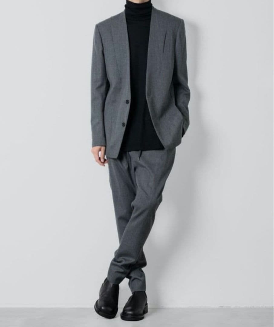 に*ら様 ato CLASSIC WOOL SARROUEL PANTS 46