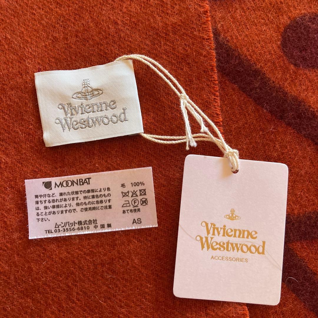 【訳あり・新品】Vivian Westwood リバーシブル　マフラー／ストール