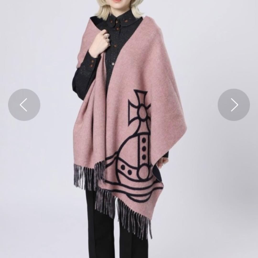 【訳あり・新品】Vivian Westwood リバーシブル　マフラー／ストール