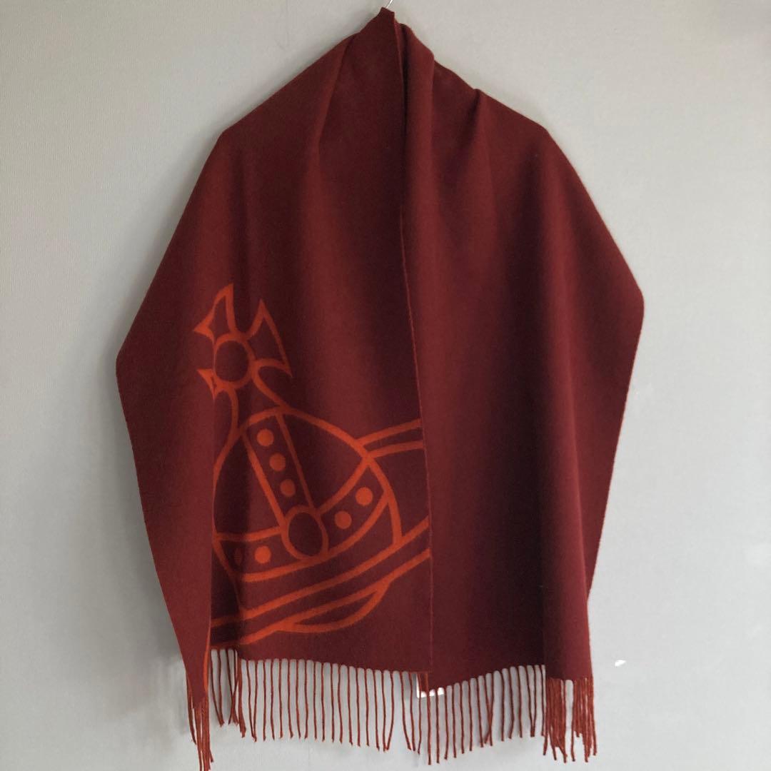 【訳あり・新品】Vivian Westwood リバーシブル　マフラー／ストール