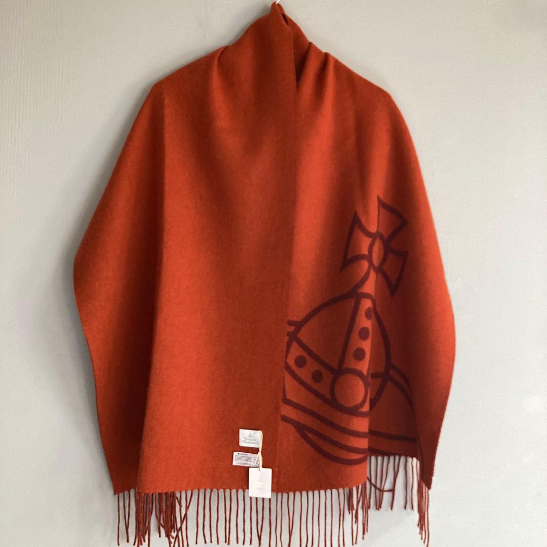 【訳あり・新品】Vivian Westwood リバーシブル　マフラー／ストール