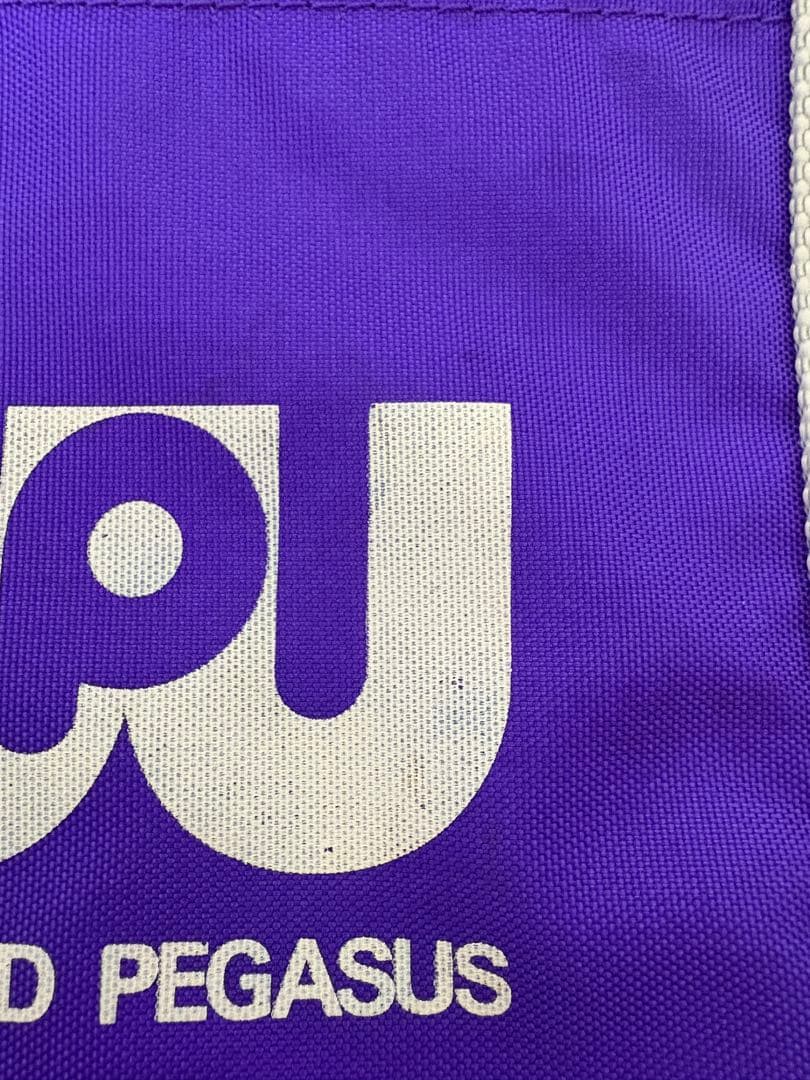 ワッペ　スクバ　旧型　紫　ストラップ付き