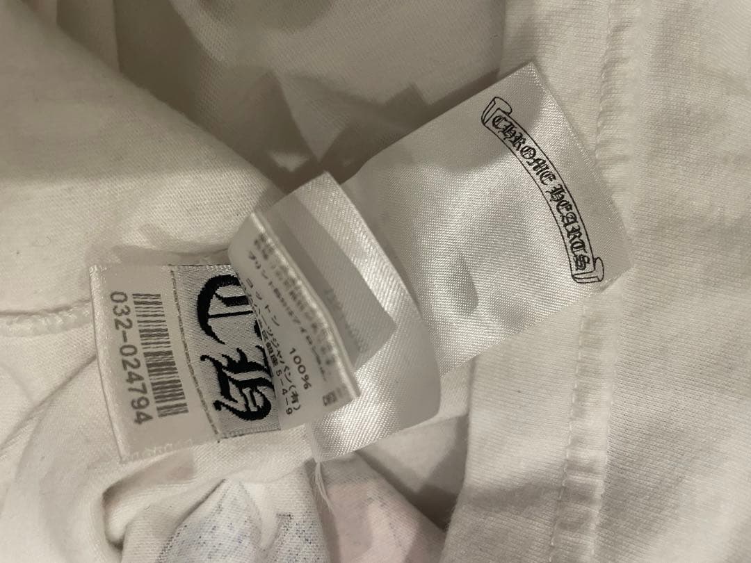 クロムハーツ マルチカラーセメタリークロス　ロンT 超希少　ホワイト　Lサイズ