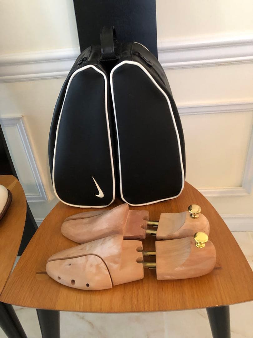 レザーゴルフシューズ ホワイト/ピンク