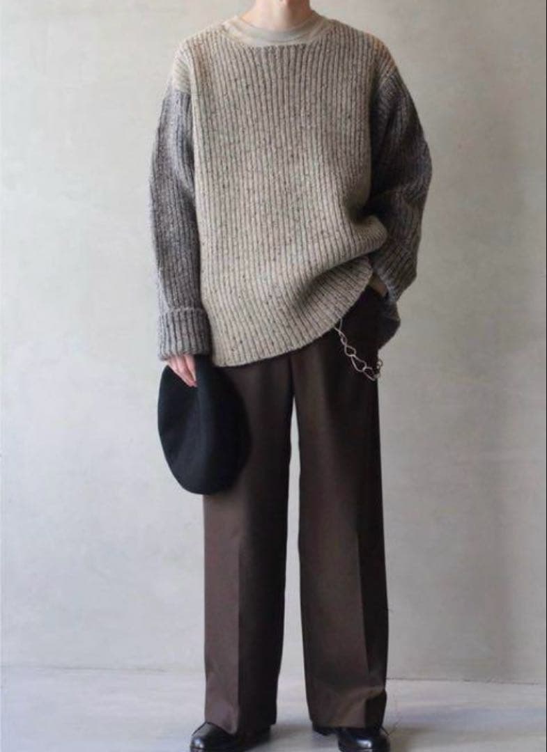 SUNSEA 20aw Big Beret 帽子 キャスケット　ベレー