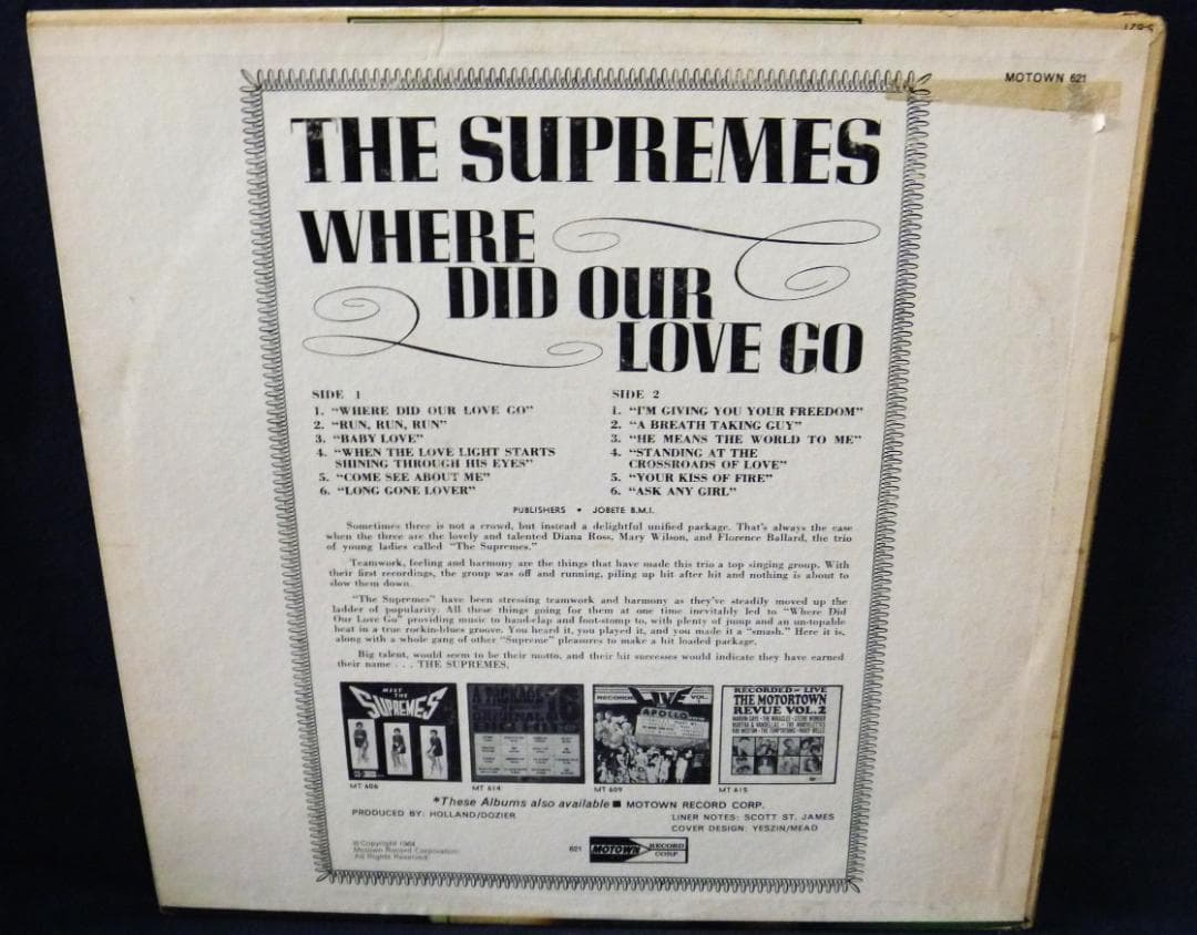 ☆ The Supremes - Where Did Our Love Go