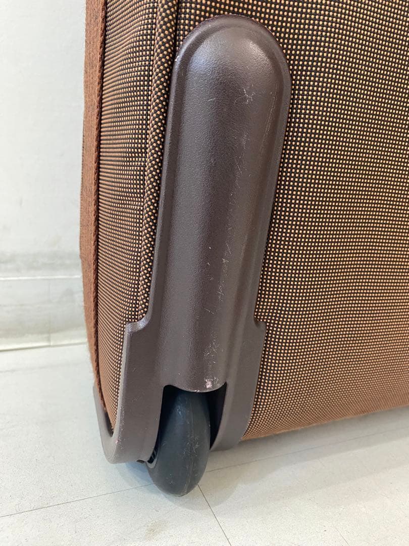 ［希少・美品］HERMES エールライン　キャリーケース　キャンバス　ブラウン