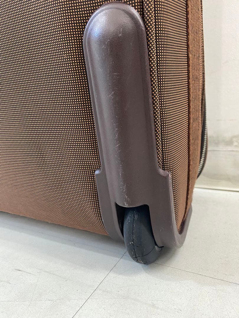 ［希少・美品］HERMES エールライン　キャリーケース　キャンバス　ブラウン