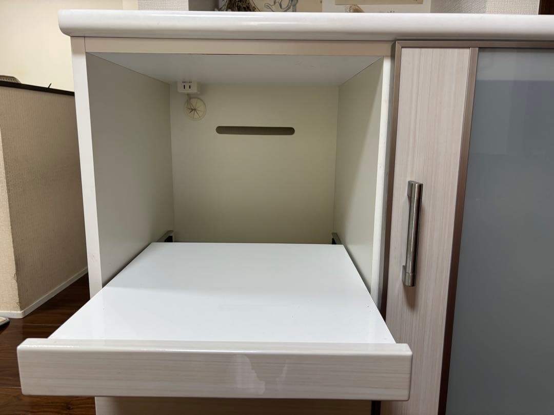 ニトリ　食器棚　レンジボード