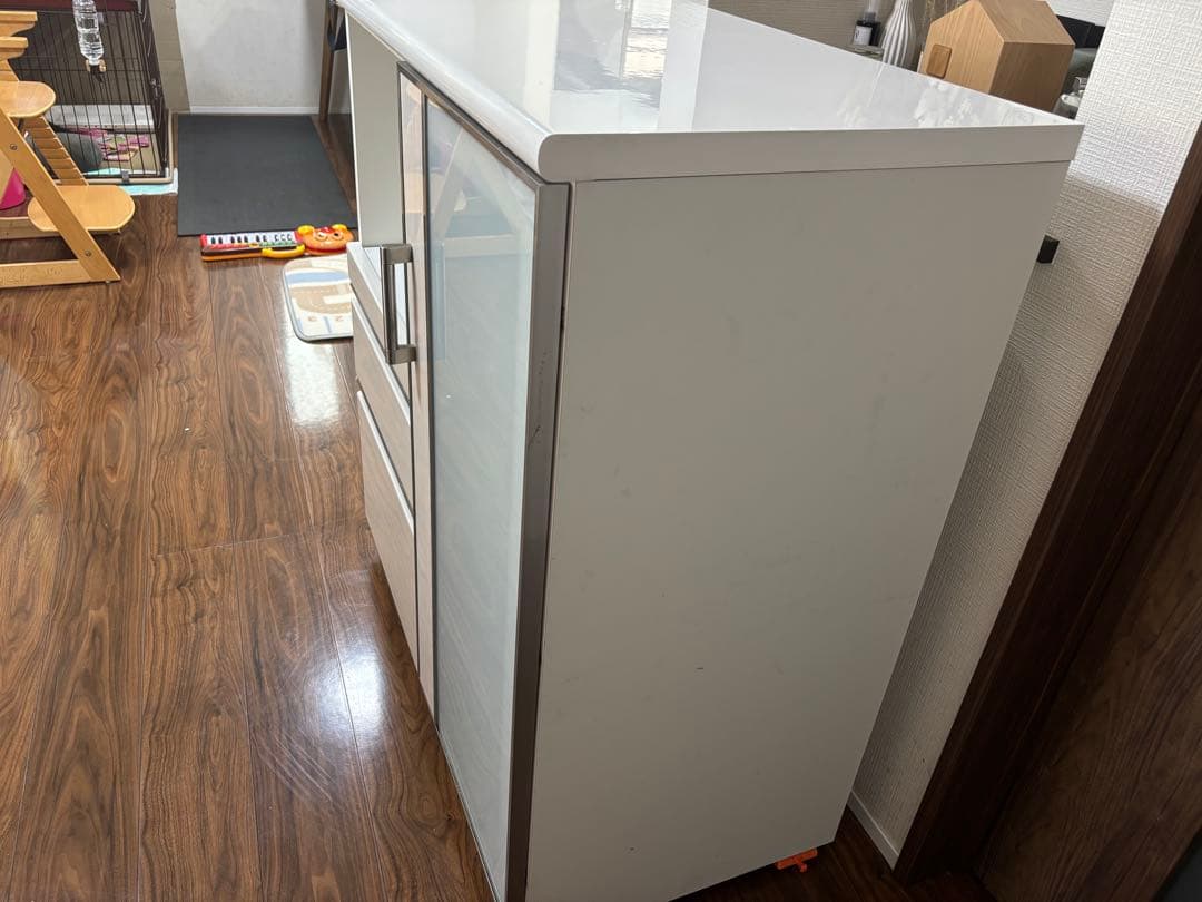 ニトリ　食器棚　レンジボード