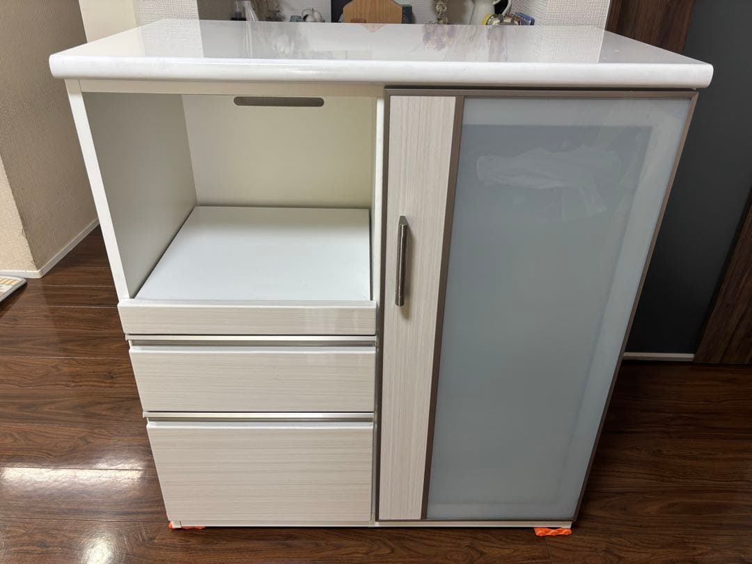 ニトリ　食器棚　レンジボード