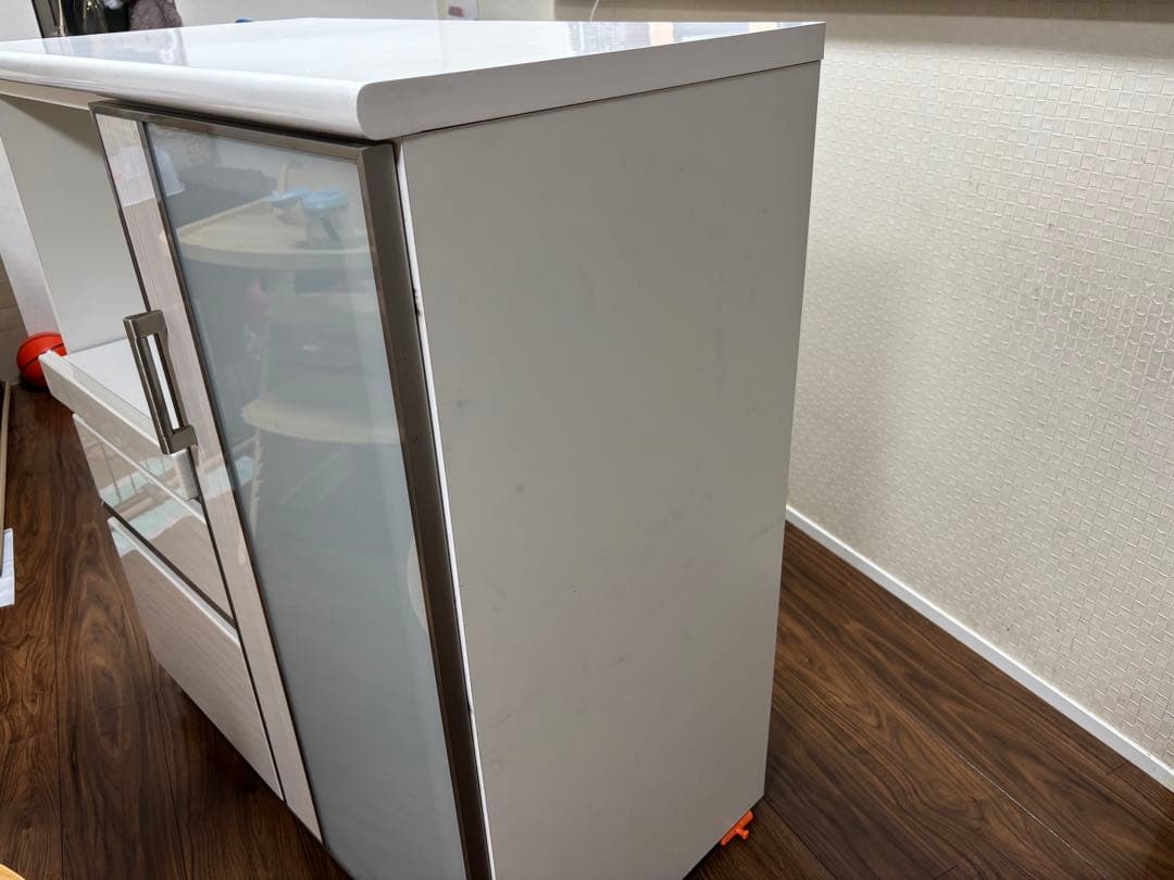 ニトリ　食器棚　レンジボード