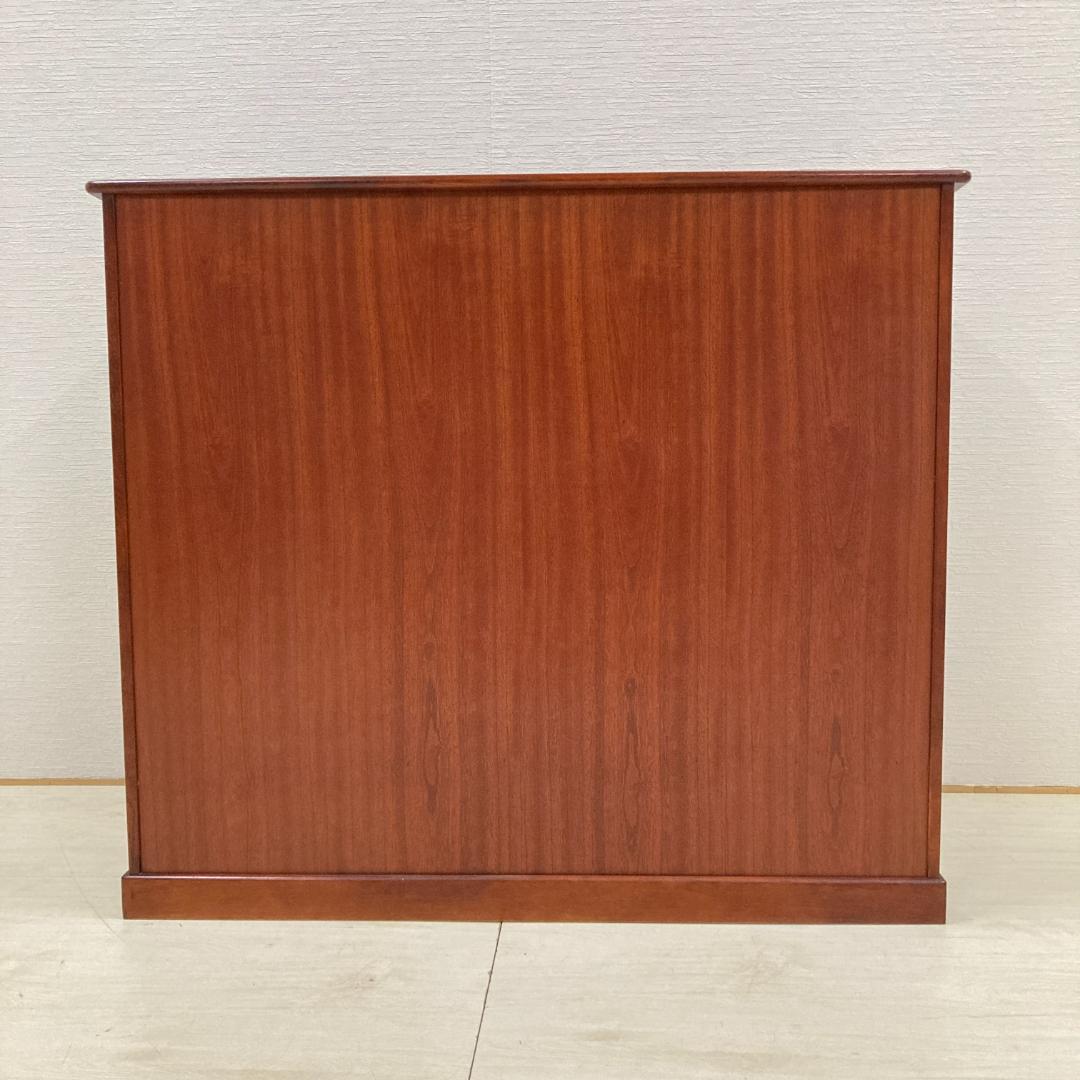 【カリモク】茶棚　水屋箪笥　飾り棚　キャビネット　茶箪笥　食器棚　古民家　和室