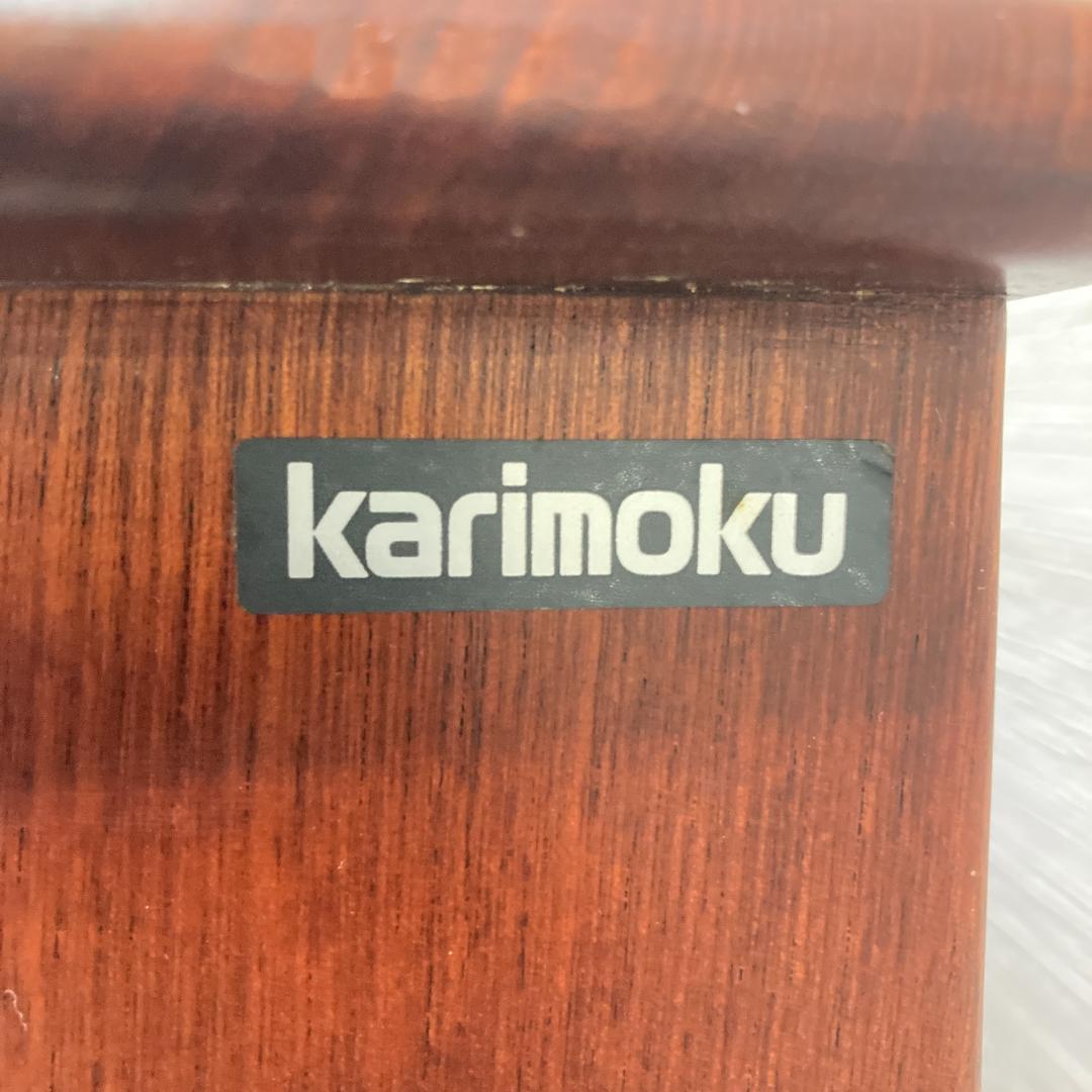 【カリモク】茶棚　水屋箪笥　飾り棚　キャビネット　茶箪笥　食器棚　古民家　和室