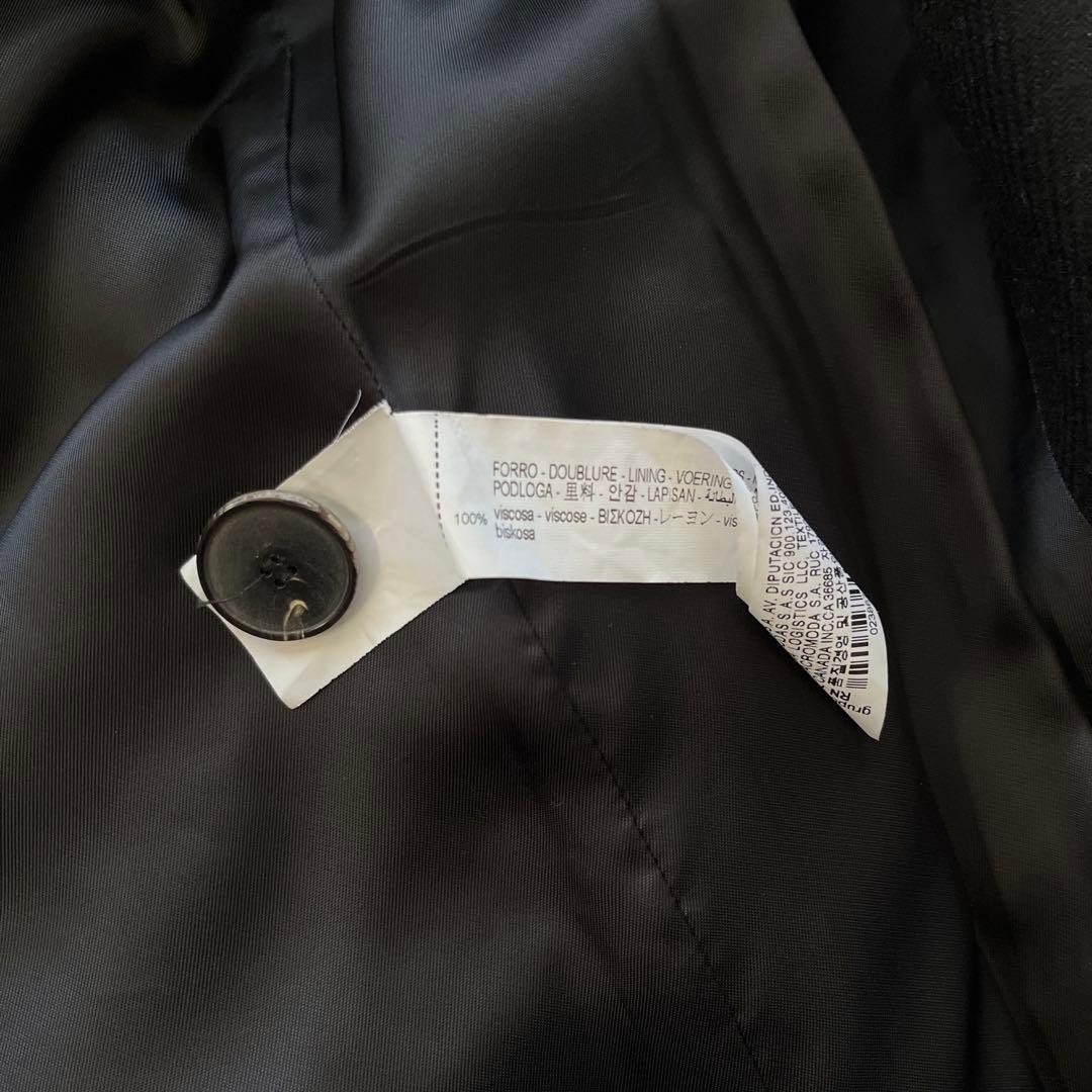 お値下げZARA MANTECOオーバーサイズ ウールブレンドコート Mブラック