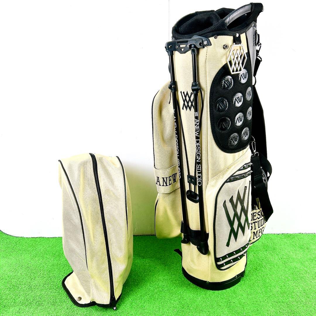 ANEW アニュー　キャディバッグ スタンド式　人気色　ゴルフクラブ　軽量