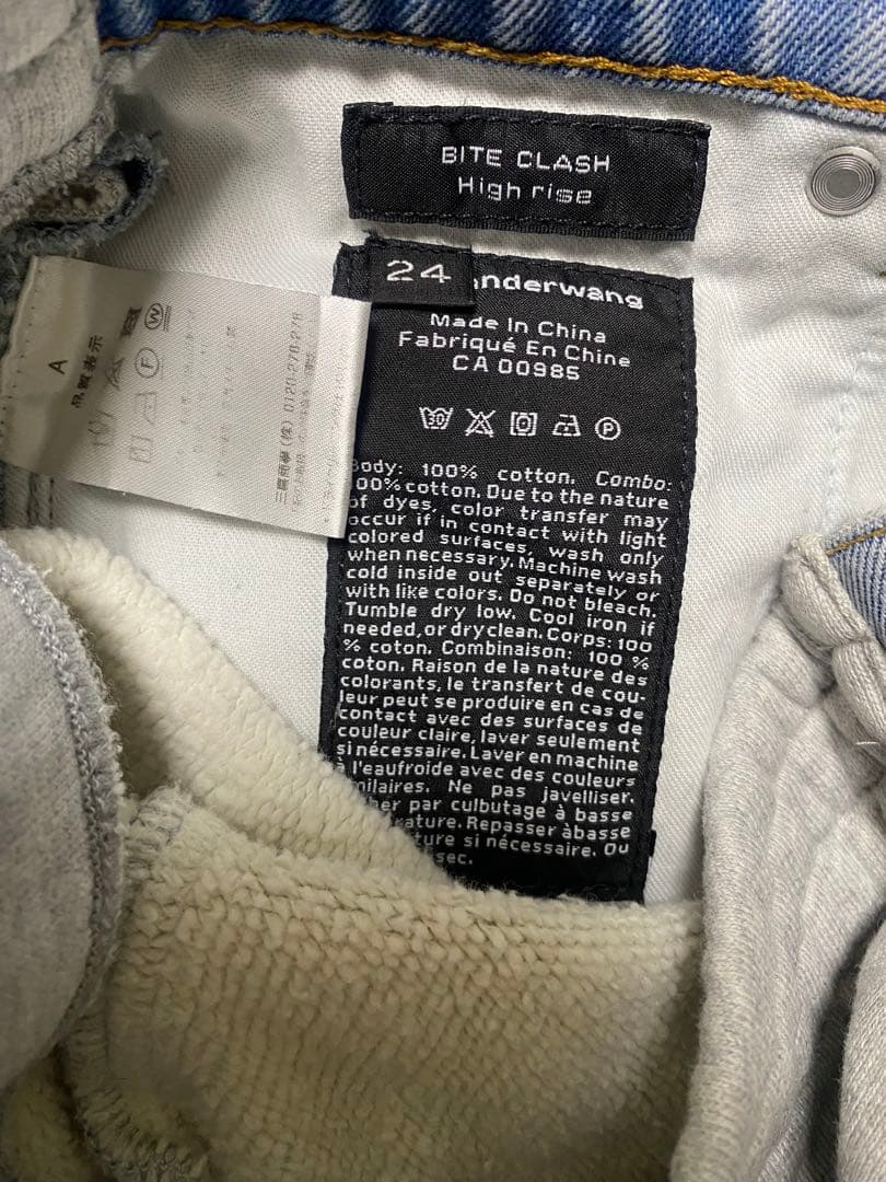 alexander デニム＆スウェットショートパンツ