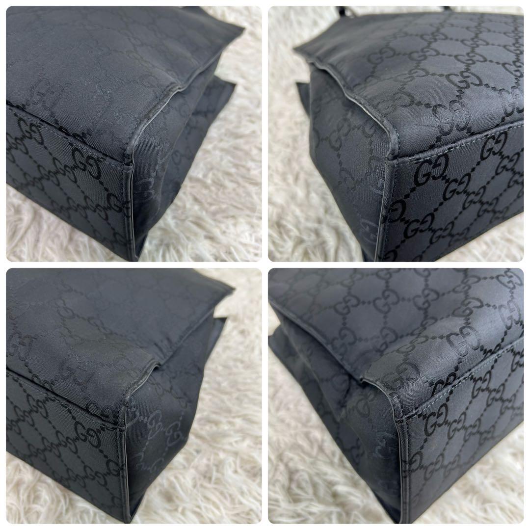 GUCCI トートバッグ ハンドバッグ ナイロン GG　バンブー 総柄