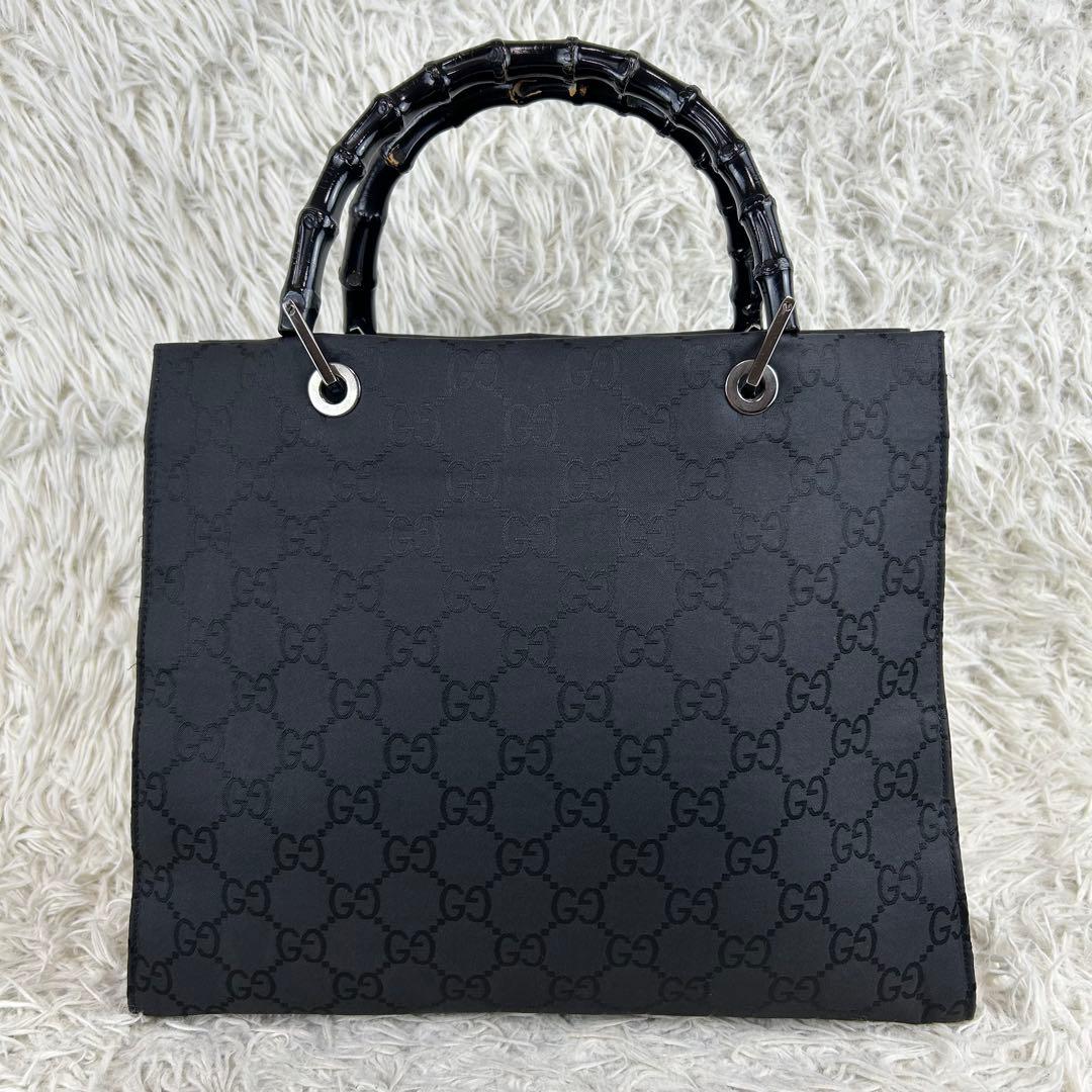 GUCCI トートバッグ ハンドバッグ ナイロン GG　バンブー 総柄