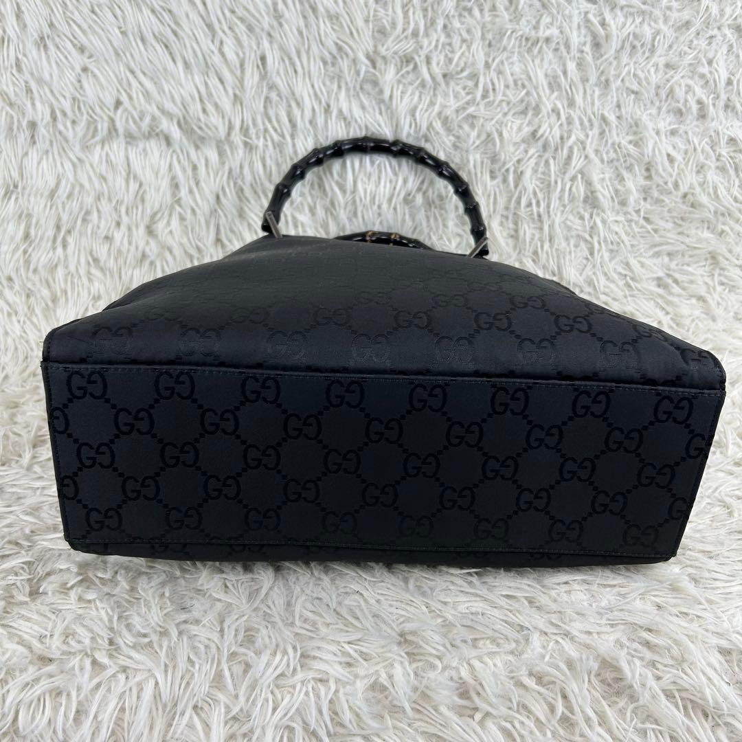 GUCCI トートバッグ ハンドバッグ ナイロン GG　バンブー 総柄